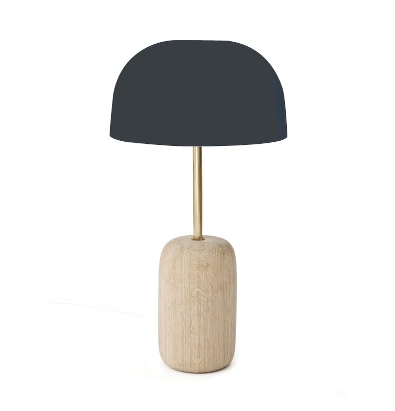 Lampe à poser NINA de Hartô, Gris ardoise