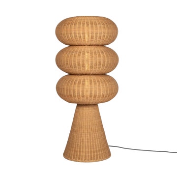 Lampe sur pieds en rotin BILL LARGE