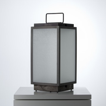 Lampe Nautic BLAKES TABLE LAMP - LED bronze antique verre sablé