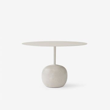 Table d'appoint LATO LN8 de &TRADITION, Ivory White & Crema Diva Marble
