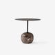 Table d'appoint LATO LN9 de &TRADITION, Warm black & Emparador marble