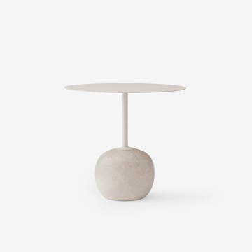 Table d'appoint LATO LN9 de &TRADITION, Ivory white & Crema Diva marble