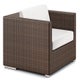 Fauteuil LOUNGE avec coussins Cool white, Java