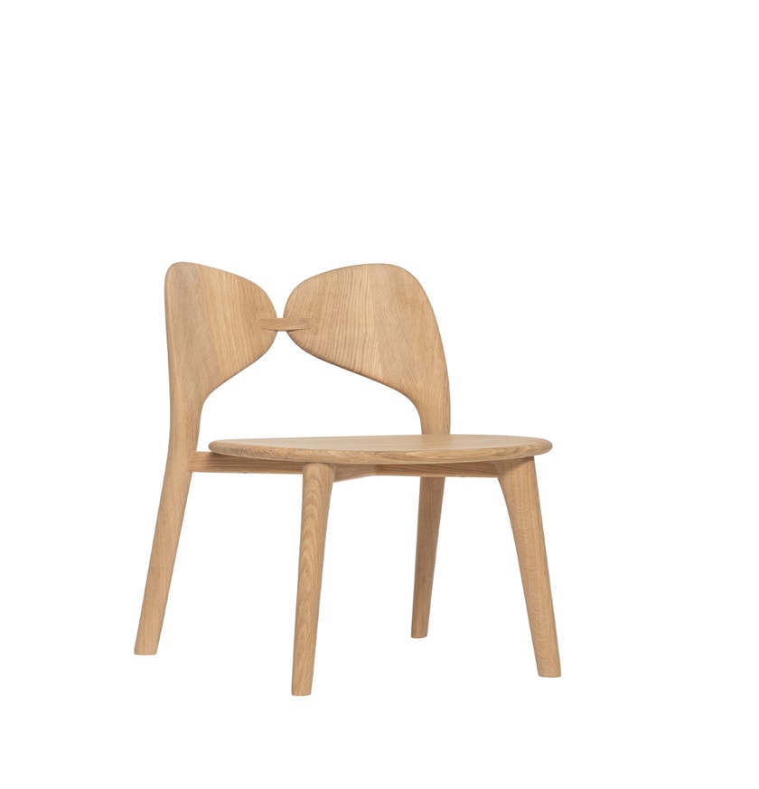 Chaise LEPIDA de Woak, Chêne huilé