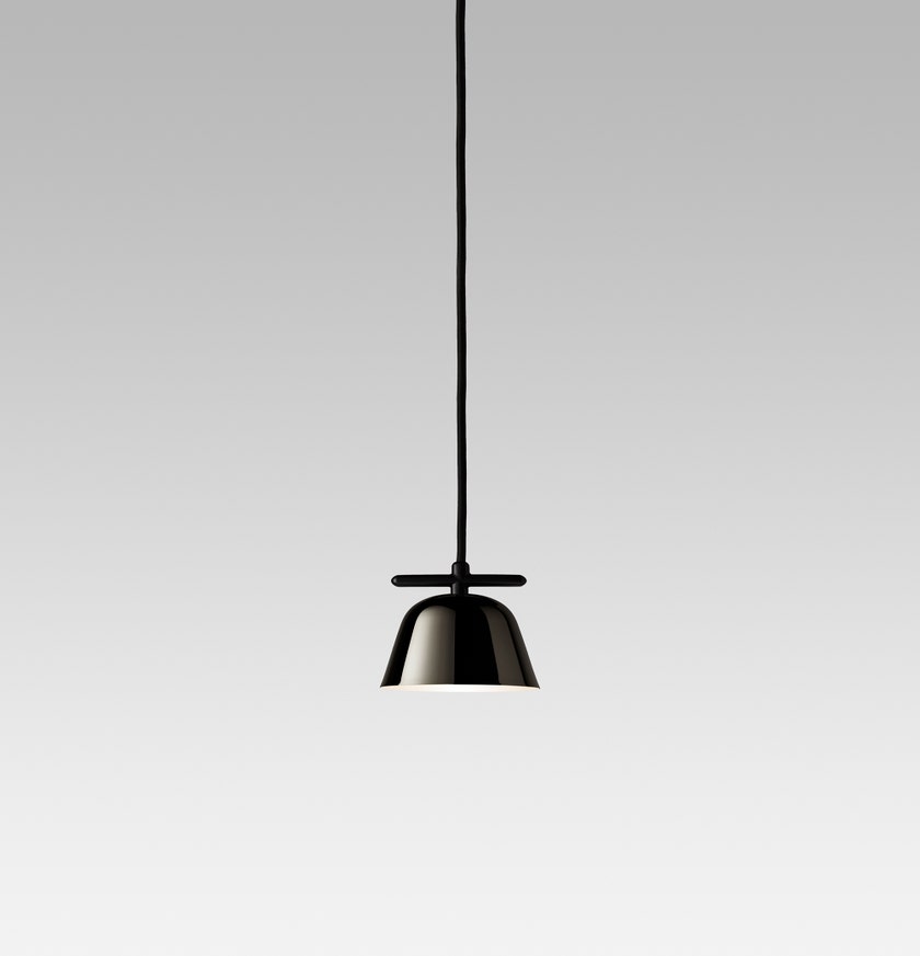 Suspension LIGHTO T PE NOIR MAT - COUPE EN CHROME NOIR de Parachilna