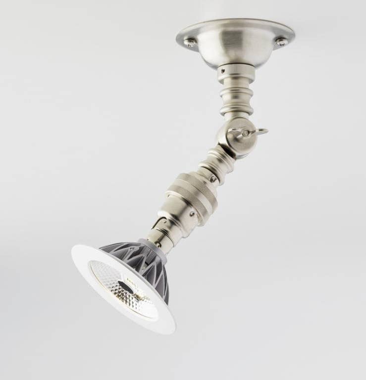 Spot orientable LILLEY RECESSED SPOT de Nautic, Bronze nickelé brossé