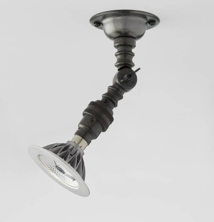 Spot orientable LILLEY RECESSED SPOT de Nautic, Bronze patine foncé