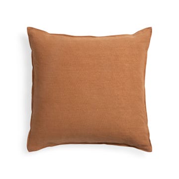 Lin cushion cover - Cinnamon - square