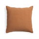 Lin cushion cover - Cinnamon - square