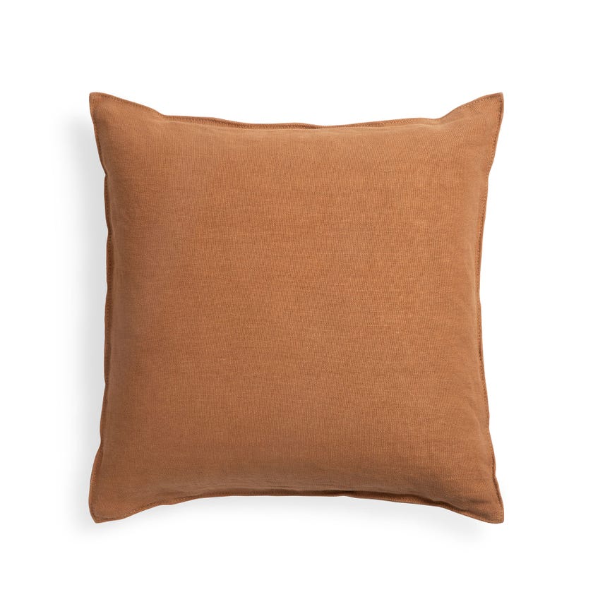 Lin cushion cover - Cinnamon - square