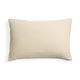Lin cushion cover - Sand - lumbar