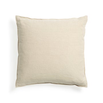 Lin cushion cover - Sand - square