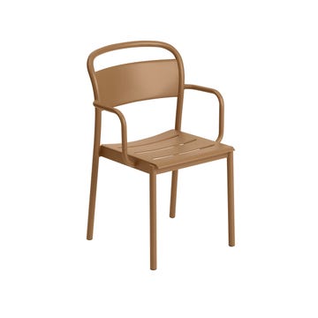 Fauteuil de table LINEAR STEEL de Muuto, Orange