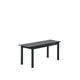 Banc LINEAR STEEL, 110 cm, Noir