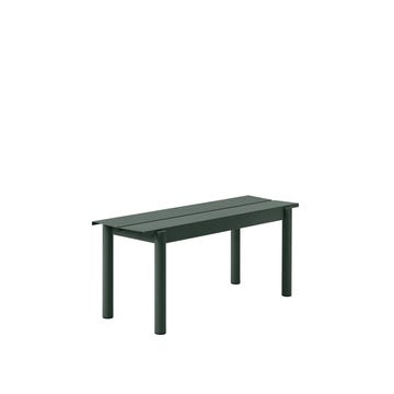 Banc LINEAR STEEL de Muuto, 110 cm, Dark Green 