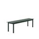 Banc LINEAR STEEL, 170 cm, Dark Green 