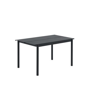 Table de jardin LINEAR STEEL de Muuto, 140 cm, Noir