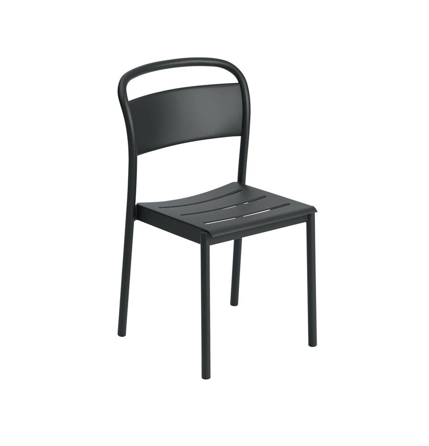 Chaise LINEAR STEEL de Muuto, Noir
