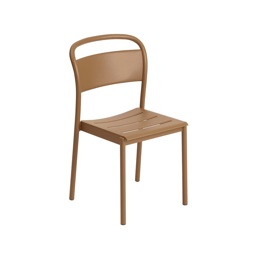 Chaise LINEAR STEEL de Muuto, Orange