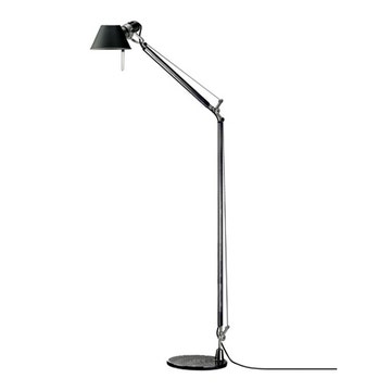 Lampe à poser TOLOMEO READING FLOOR E27 de Artemide, Noir