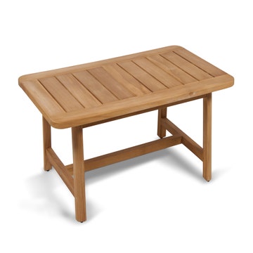 Table basse LODGE DE Vlaemynck, 110 x 65 cm, Teck