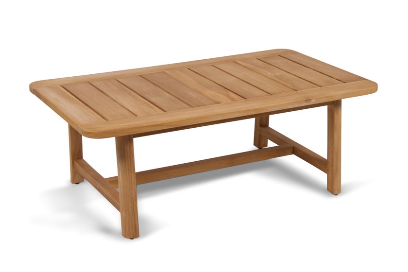 Table basse LODGE DE Vlaemynck, 110 x 65 cm, Teck Table basse LODGE DE Vlaemynck, 110 x 65 cm, Teck
