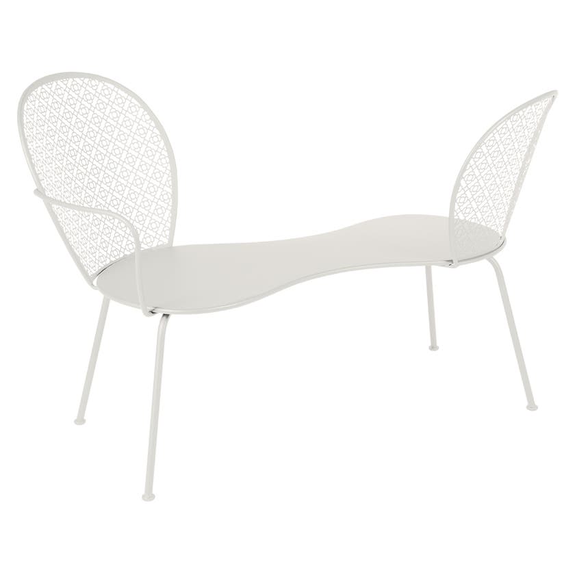 Banquette Conversation LORETTE de Fermob, Gris argile Banquette Conversation LORETTE de Fermob, Gris argile
