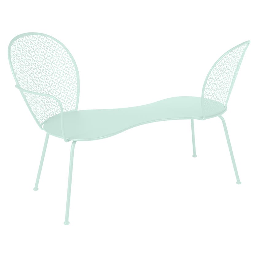 Banquette Conversation LORETTE de Fermob, Menthe glaciale Banquette Conversation LORETTE de Fermob, Menthe glaciale