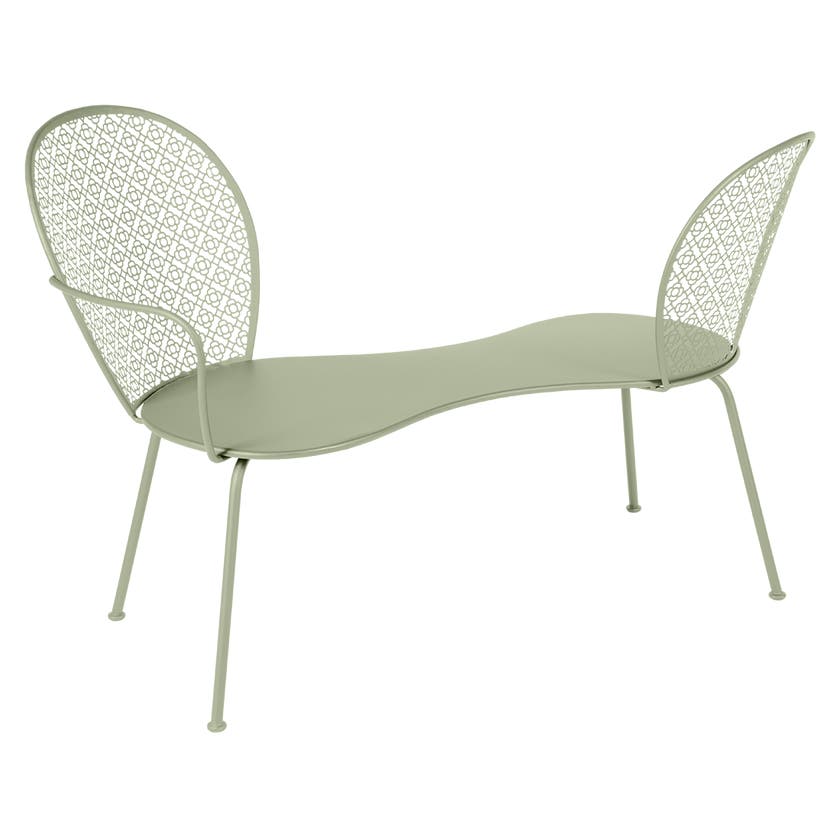 Banquette Conversation LORETTE de Fermob, Tilleul Banquette Conversation LORETTE de Fermob, Tilleul