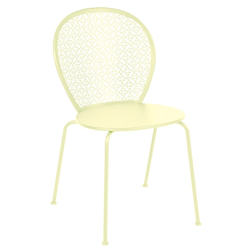 Chaise LORETTE de Fermob, Citron givré Chaise LORETTE de Fermob, Citron givré