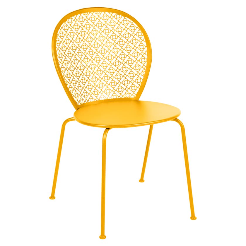 Chaise Lorette, Fermob, coloris Miel Chaise Lorette, Fermob, coloris Miel