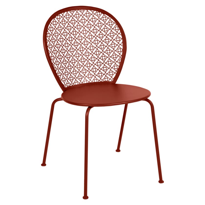 Chaise LORETTE de Fermob, Ocre rouge Chaise LORETTE de Fermob, Ocre rouge