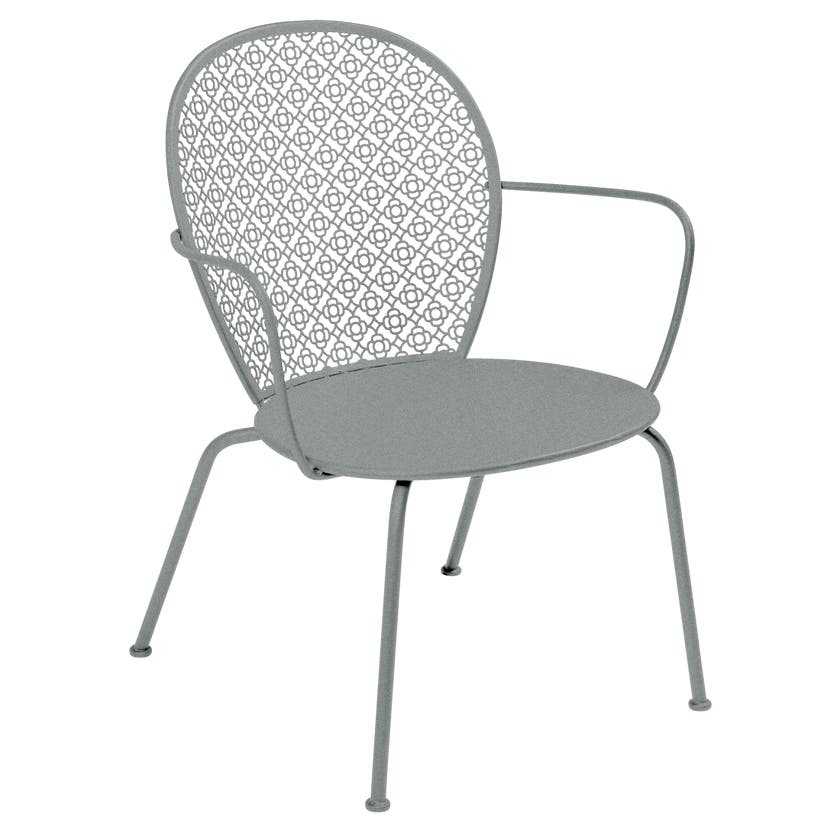 Fauteuil Bas LORETTE, Gris lapilli Fauteuil Bas LORETTE, Gris lapilli