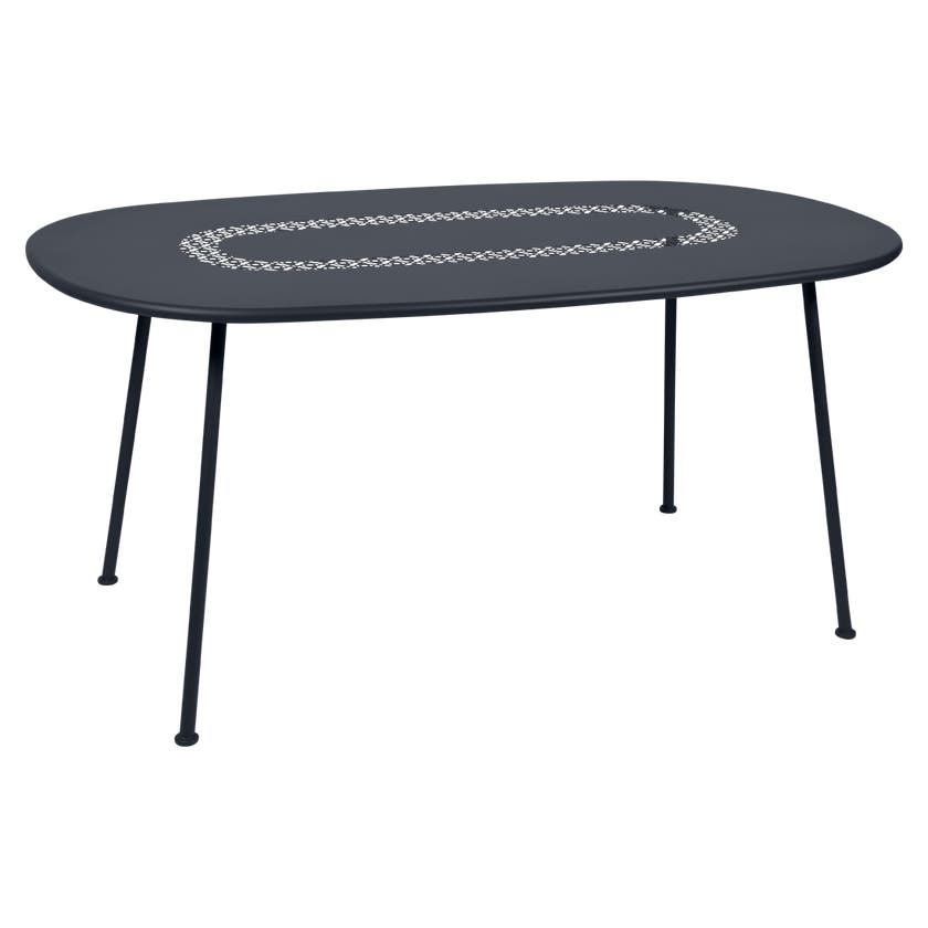 Table ovale LORETTE 160 x 90 cm de Fermob, Carbone Table ovale LORETTE 160 x 90 cm de Fermob, Carbone