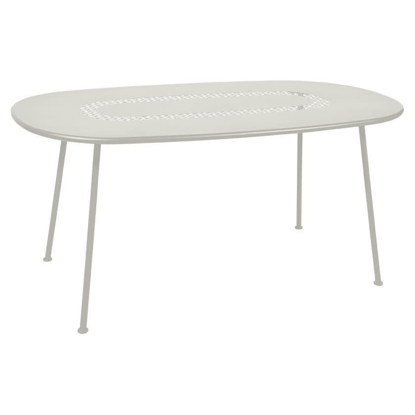 Table ovale LORETTE 160 x 90 cm de Fermob, Gris argile Table ovale LORETTE 160 x 90 cm de Fermob, Gris argile