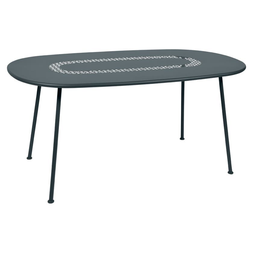 Table ovale LORETTE 160 x 90 cm de Fermob, Gris orage Table ovale LORETTE 160 x 90 cm de Fermob, Gris orage