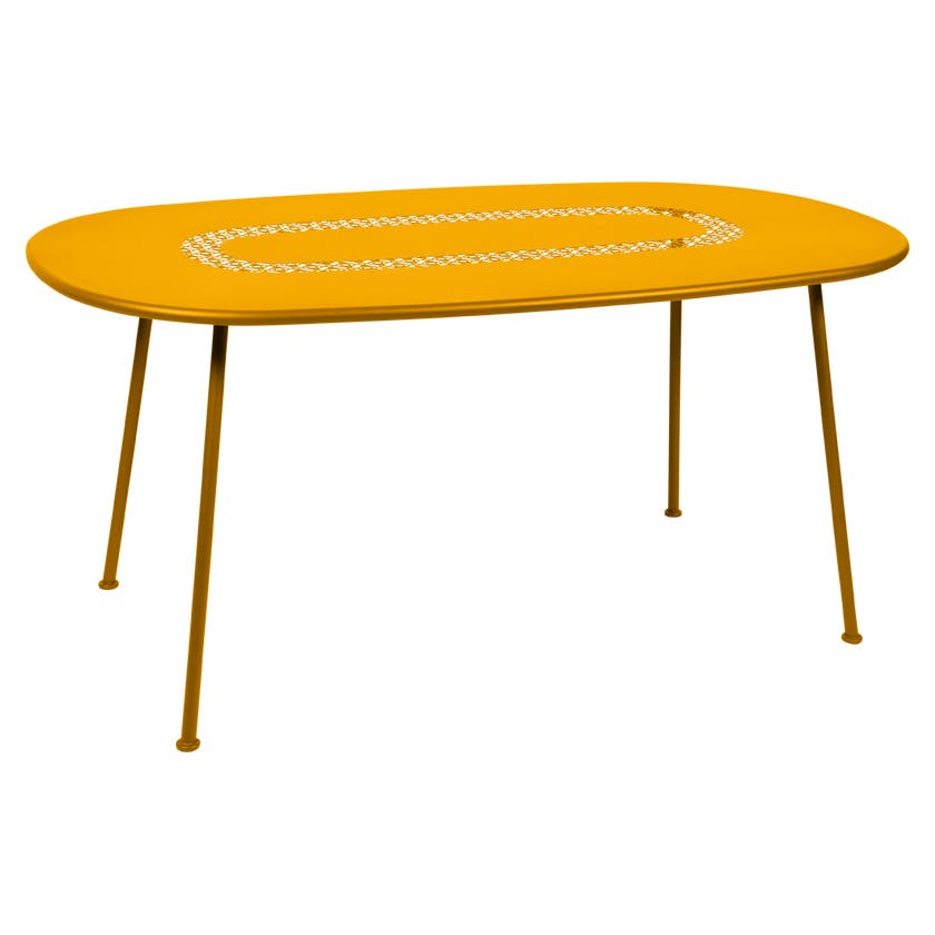 Table ovale LORETTE 160 x 90 cm de Fermob, Miel Table ovale LORETTE 160 x 90 cm de Fermob, Miel