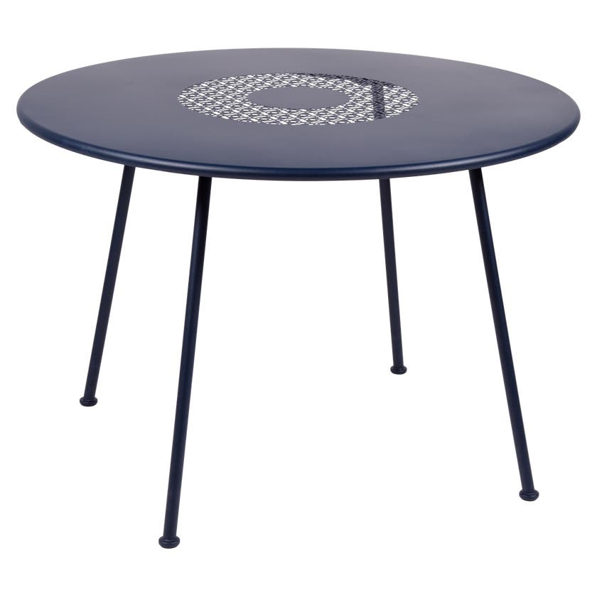 Table ronde LORETTE Ø.110 cm de Fermob, Orange confite Table ronde LORETTE Ø.110 cm de Fermob, Orange confite