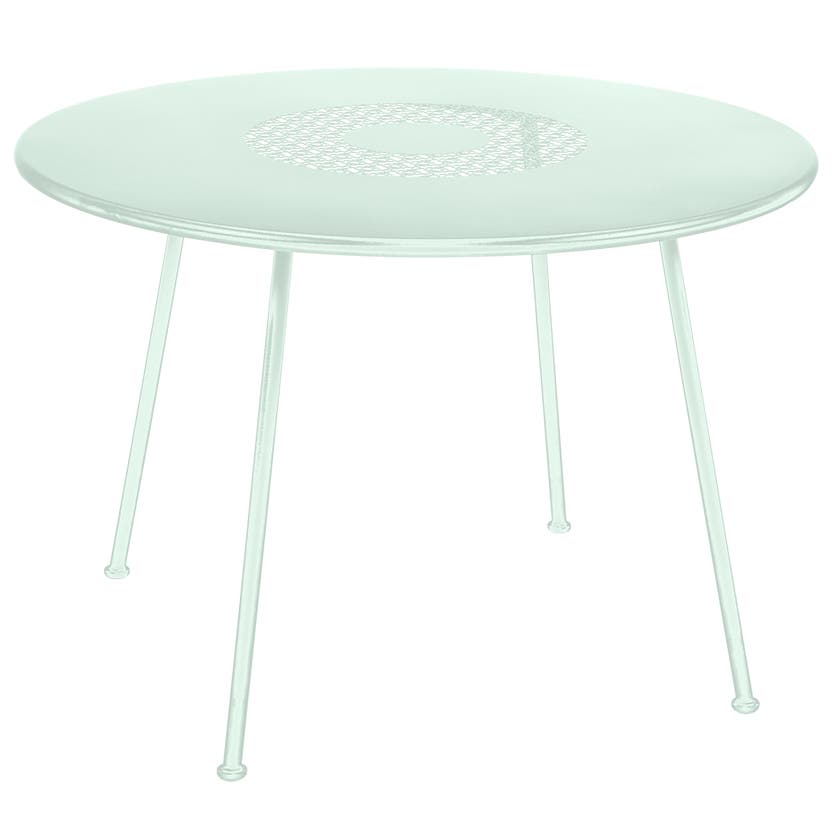 Table ronde LORETTE Ø.110 cm de Fermob, Menthe glaciale Table ronde LORETTE Ø.110 cm de Fermob, Menthe glaciale