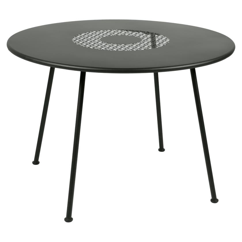 Table ronde LORETTE Ø.110 cm de Fermob, Romarin Table ronde LORETTE Ø.110 cm de Fermob, Romarin