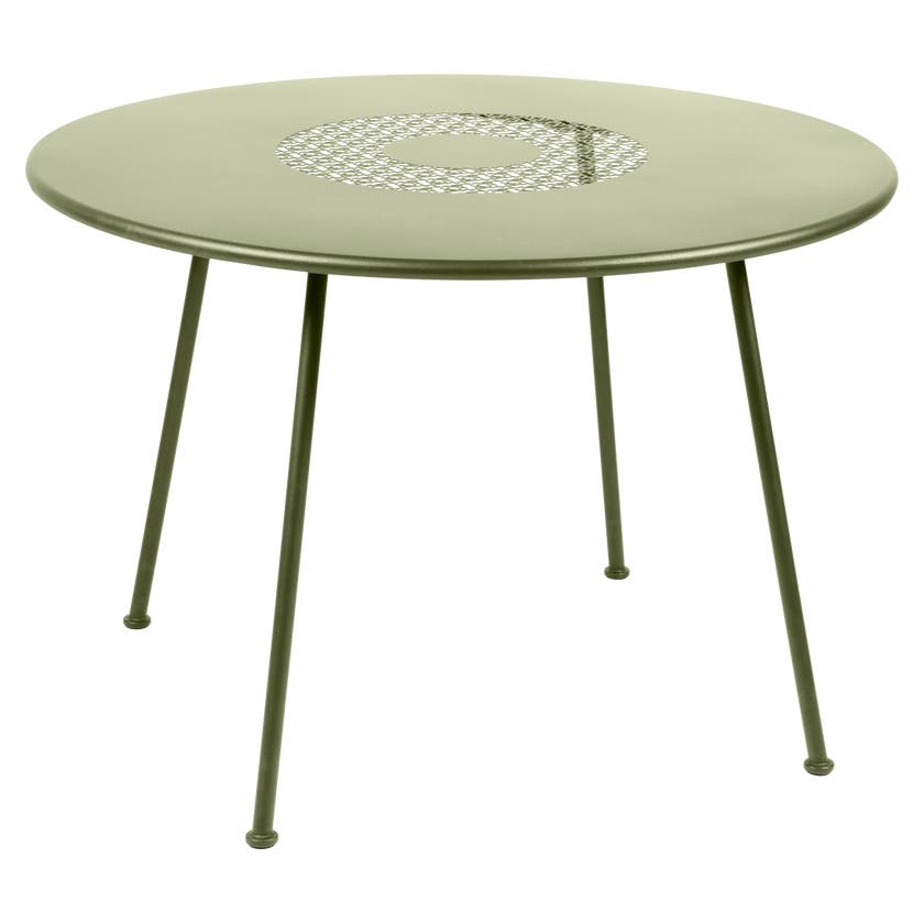 Table ronde LORETTE Ø.110 cm de Fermob, Tilleul Table ronde LORETTE Ø.110 cm de Fermob, Tilleul