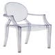 Fauteuil LOUIS GHOST, Bleu ciel