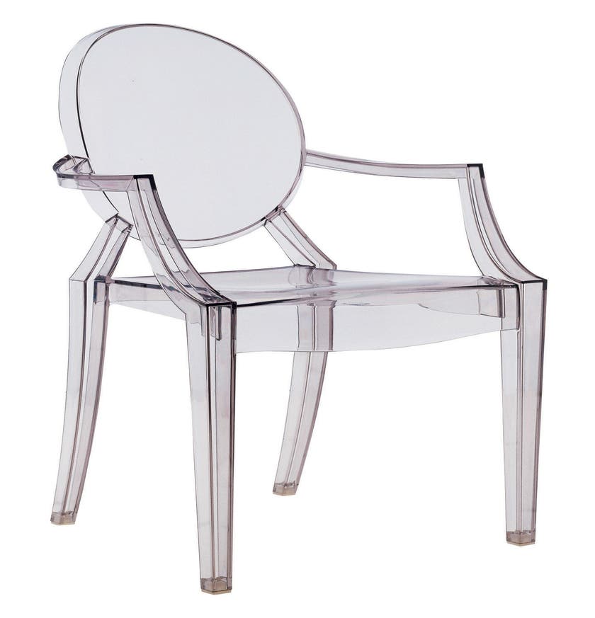 Fauteuil LOUIS GHOST de Kartell, Fumé Clair