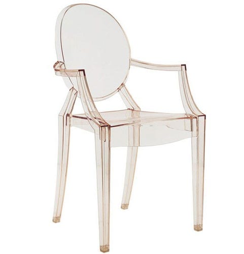 Fauteuil LOUIS GHOST de Kartell, Orange