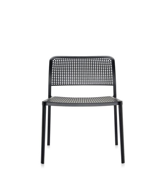 Chaise AUDREY de Kartell, Noir-Noir