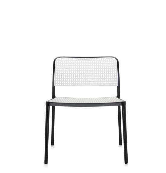 Chaise AUDREY de Kartell, Noir et blanc