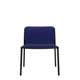 Chaise AUDREY SOFT, Bleu, Structure noire
