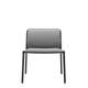 Chaise AUDREY SOFT, Gris, Structure noire
