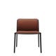 Chaise AUDREY SOFT de Kartell, Marron, Structure noire