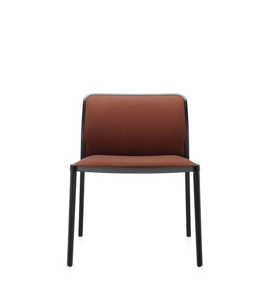 Chaise AUDREY SOFT de Kartell, Marron, Structure noire